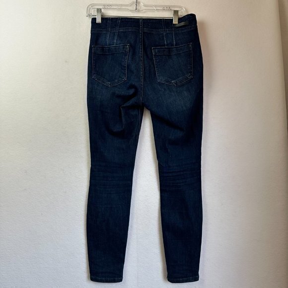 Pilcro and The Letterpress Jeans Women‎ 26x28 Blue Denim Pants High Rise Skinny - Picture 5 of 10